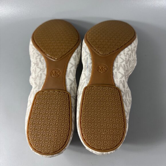 New MICHAEL MICHAEL KORS Juliette Logo Ballet Flat, Size 10 M - Picture 10 of 16